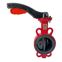 Дисковый поворотный затвор с алюминиевой рукояткой REON тип RSV81RED DN100 PN16